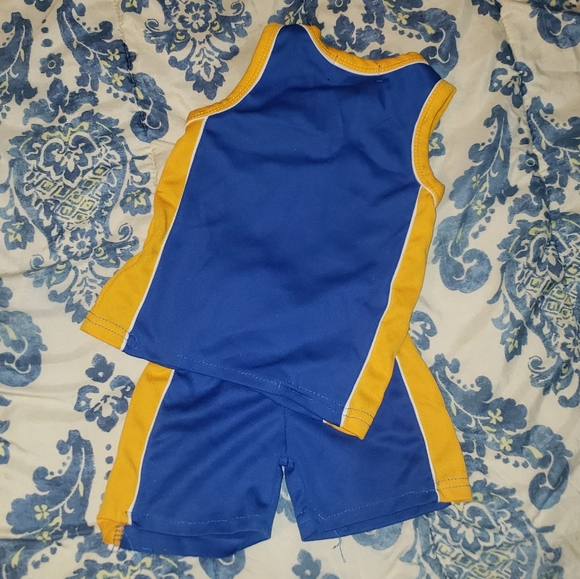COPY - Baby golden state jersey shorts set - Picture 2 of 2